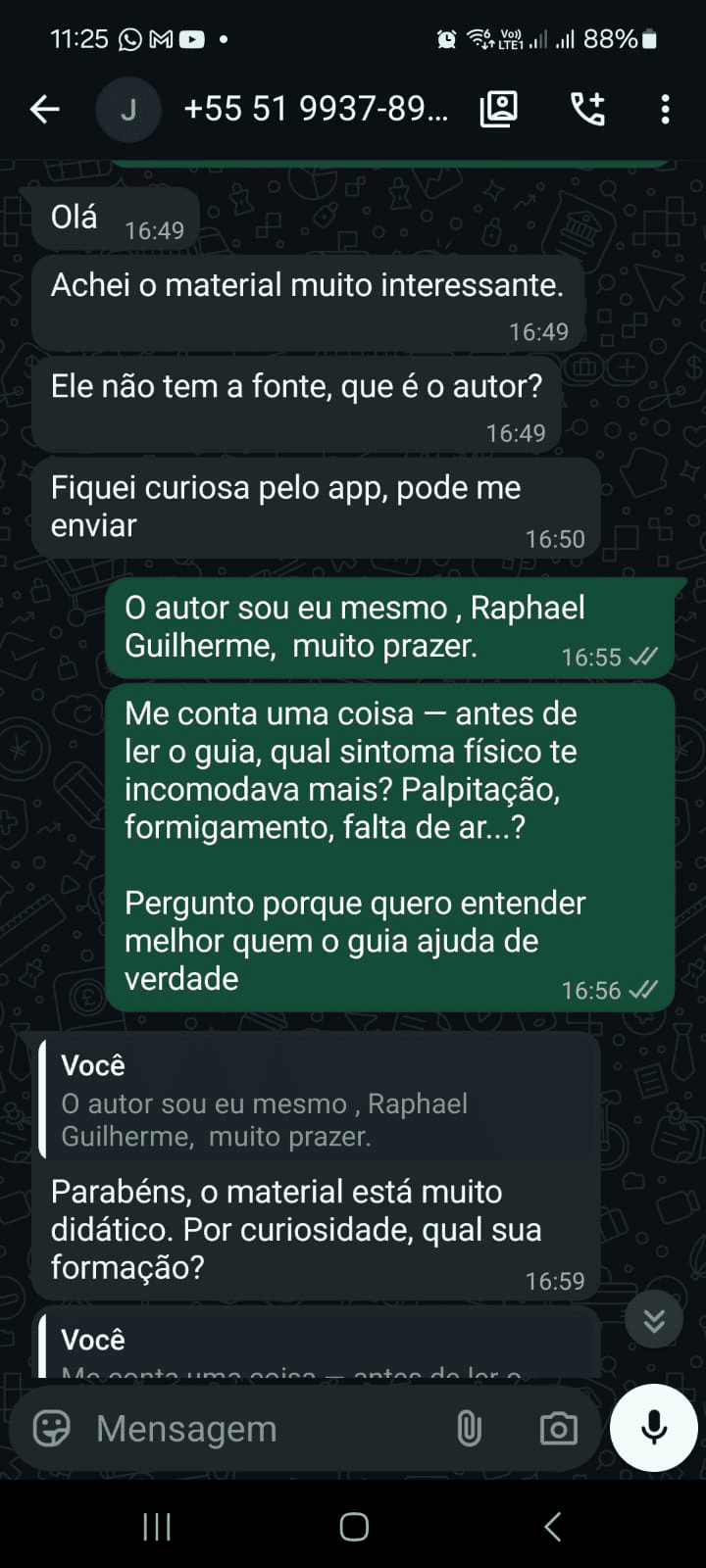 Depoimento WhatsApp 3